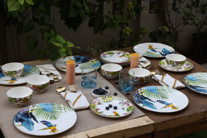 Bird Paradise Dinner Set (Set of 18)