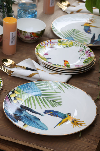 Bird Paradise Dinner Set (Set of 18)