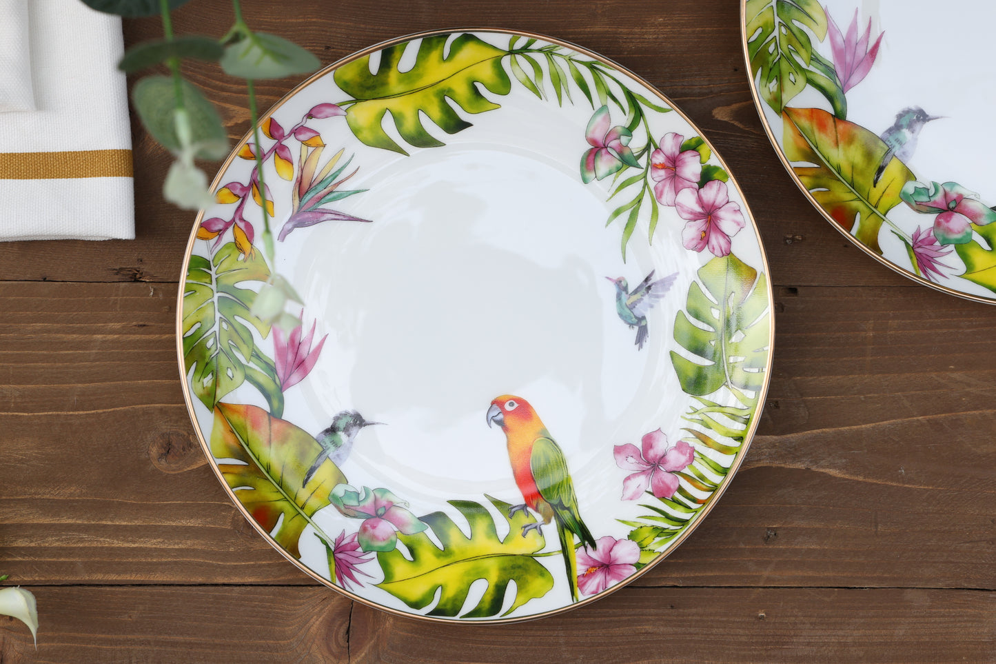 Bird Paradise Dessert Plate