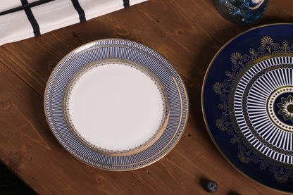 Royal Crest Dinner and Dessert Plate Set