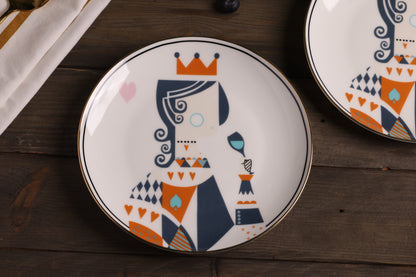 Solitaire : Queen Dessert Plate