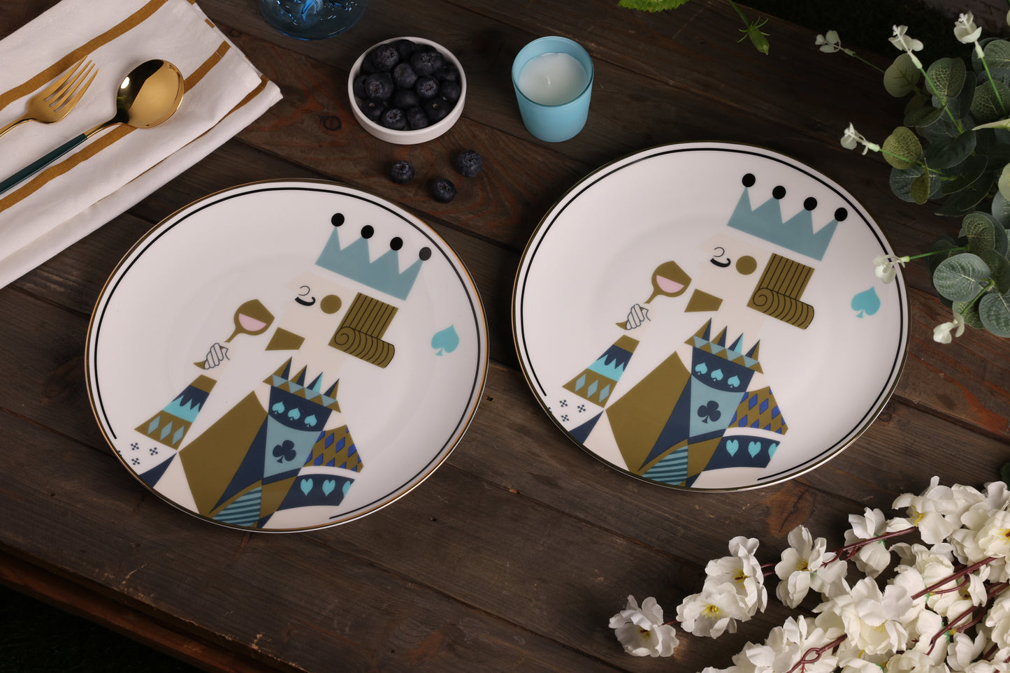 Solitaire : King Dinner Plate