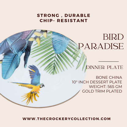 Bird Paradise Dinner Plate