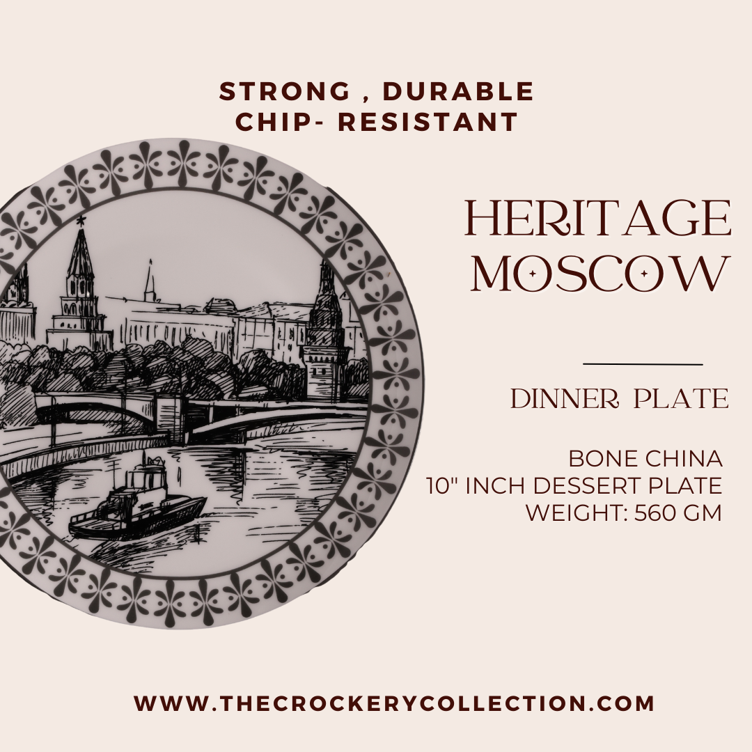Heritage Moscow Dinner and dessert Plate Set