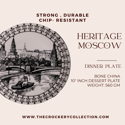 Heritage Moscow Dinner and dessert Plate Set
