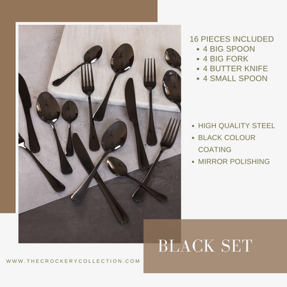 Black (Set of 16)