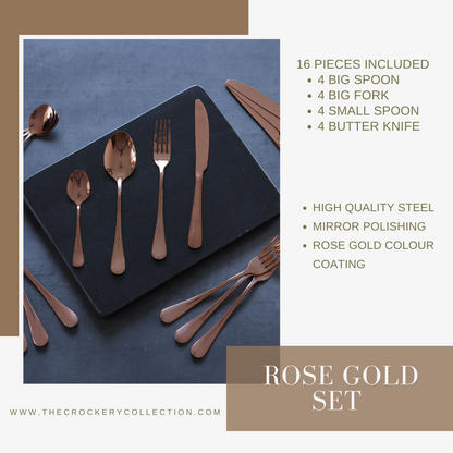 Rose gold (Set of 16)