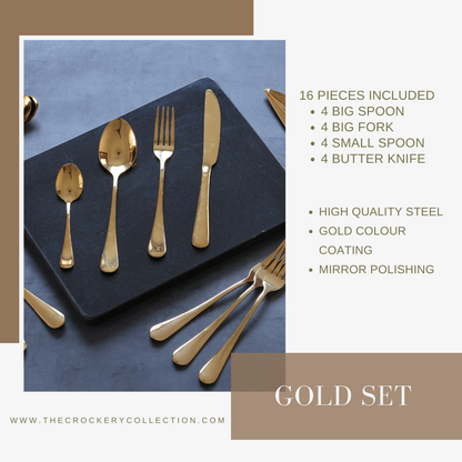 Gold set (Set of 16)