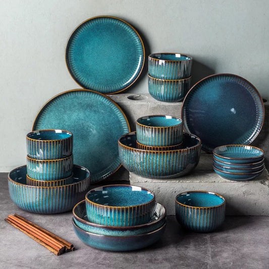 Green forest dinnerset